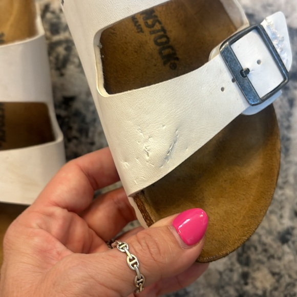 White Birkenstocks - Picture 3 of 6